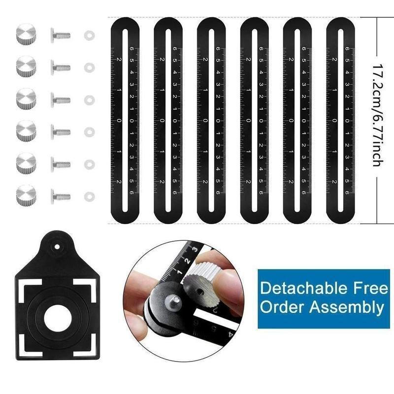 Universal Ceramic Tile Perforation 6-side Measuring Positioner