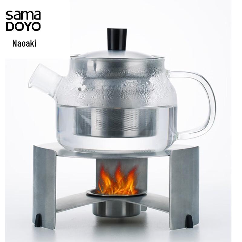 Shangming Glass Teapot with Stainless Steel Infuser, 470ml