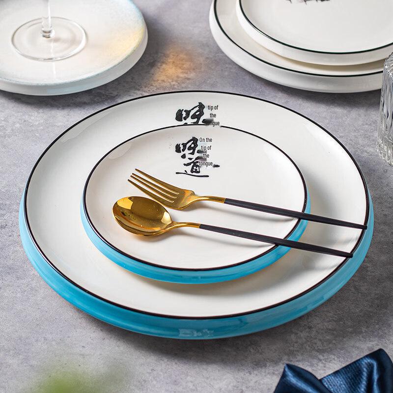 Modern Minimalist Ceramic Dinner Plate