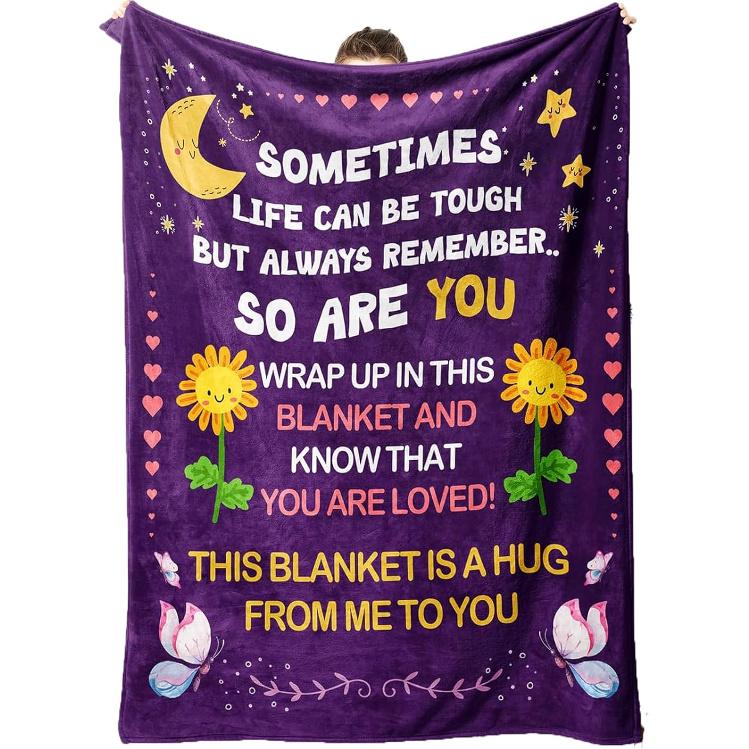 KAAYEE Get Well Gifts, Get Well Blanket, Get Well Soon Gifts for Women, Feel Better After Surgery Gifts, Inspirational Gifts for Women Friends
