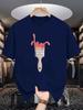 Unisexs Crew Neck T Shirt Red Dripping Paint Brush Artist Graphic Short Sleeve Casual Cotton Painter Art Lover Streetwear Tees