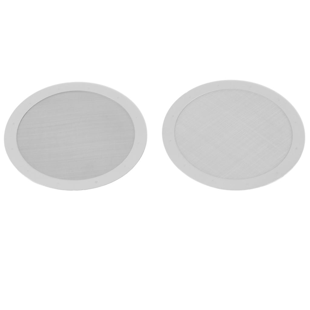 2pcs 61MM Stainless Steel Reusable Filter Metal Coffee Filter Reusable Travel Friendly Mess