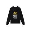Vans Letter Print Hooded Sweatshirt Women Tops Black VN0A4RBKBLK
