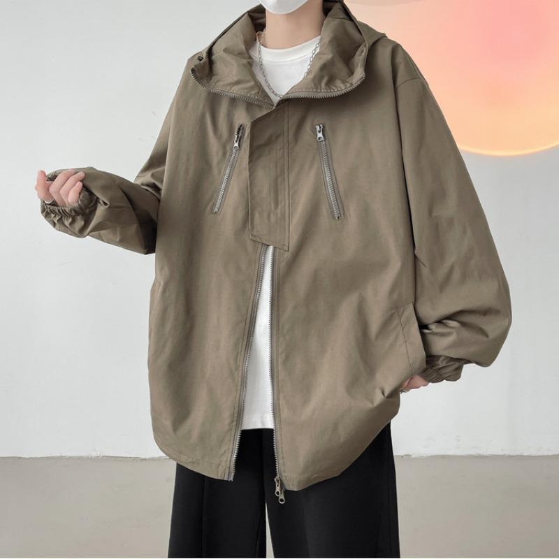 Frühlings- und Herbst Herren Neue Outdoor Kapuzen Arbeitsjacke