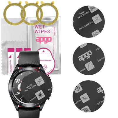 3x Apgo MATTE Hybrid Glass Screen Protector for Honor Watch Magic, Tempered Glass Substitute, Non-cracking
