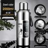 Large Capacity Stainless Steel Insulated Travel Kettle with Tea and Water Separation