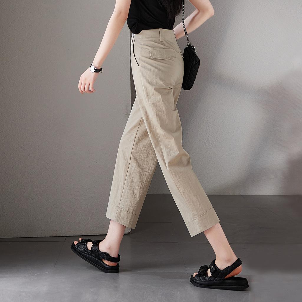 Wrinkle Thin Casual Pants for Women