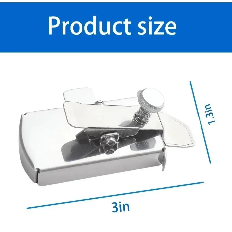 Sewing Machine Presser Foot for Brother/Singer/Janome | Magnetic Seam Guide Sewing Machine Gauge Hemmer Guide Edge Locator