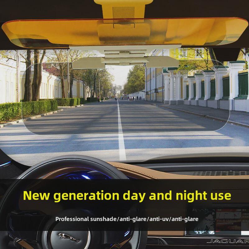 Car Sun Visor HD Anti Sunlight Dazzling Goggle Day Night Vision Driving Mirror UV Fold Flip Down Clear View Interior Mirrors