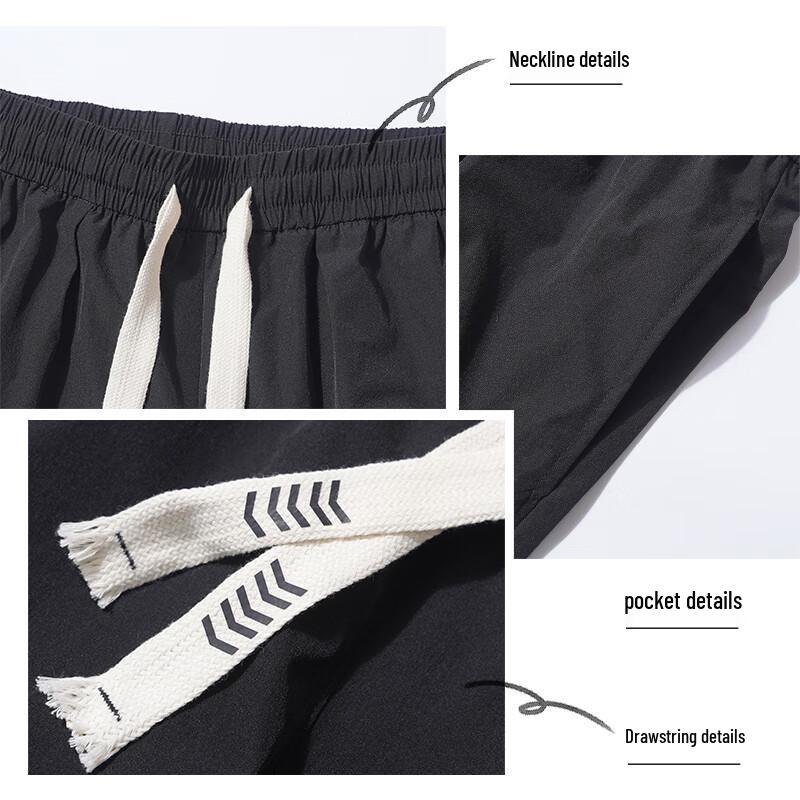 Men's Loose Fit Ice Silk Cargo Shorts