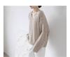 Women's Soft Mohair V-Neck Sweater - French Style, Lightweight Spring Knitwear