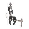 Multipurpose Aluminum Alloy Clamp Adapter For Bike Motorcycle Fishing Rod And Studio Background Mounting