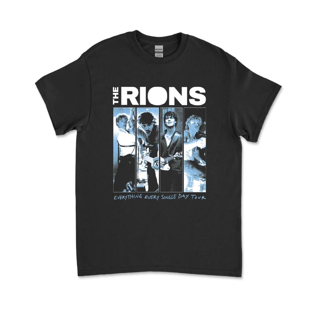 The Rions band Black Cotton Shirt Full size S-5XL Unisex H214 Unisex T-Shirt XXXXL