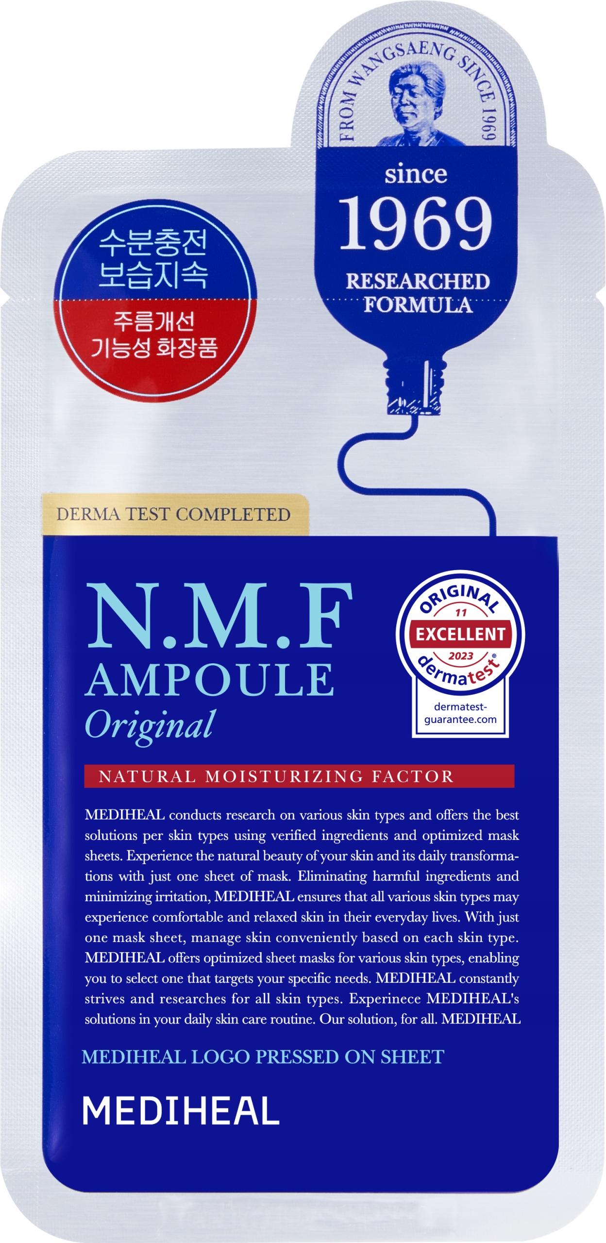 Mediheal N..F Ampoule Original Feuchtigkeitsspendende Tuchmaske 27 M