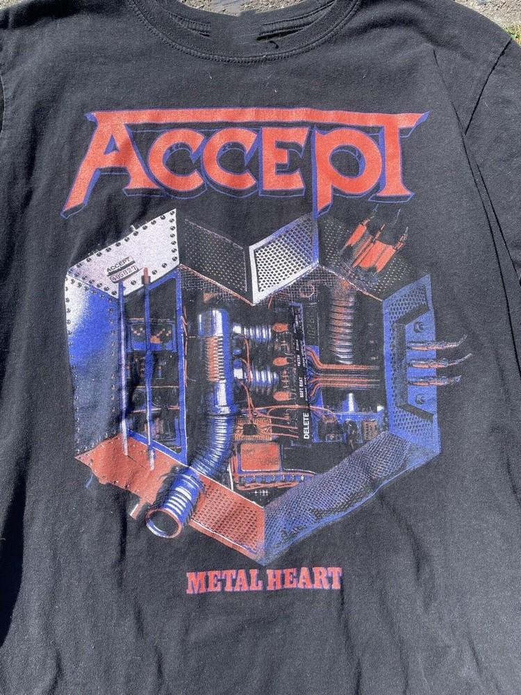 

Rare Vintage Accept Band Short Sleeve Unisex All Size T-Shirt JJ41 Unisex T-Shirt XXXXL