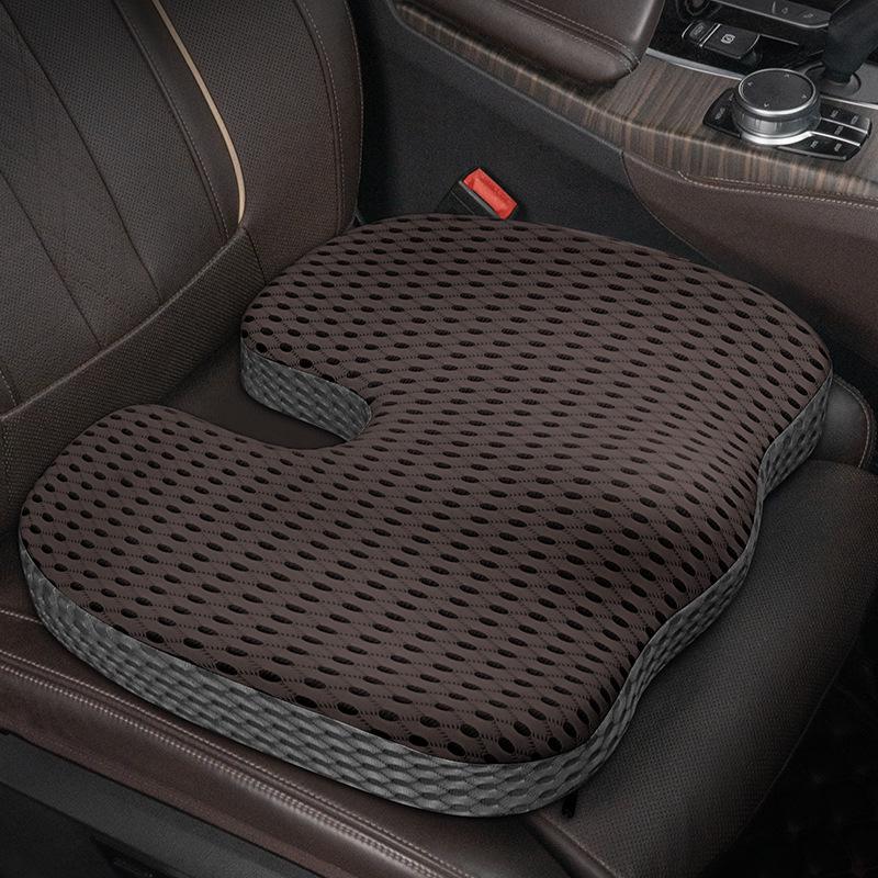 U-Shaped Memory Foam Seat Cushion for Office & Car - Breathable Comfort for Long Sitting