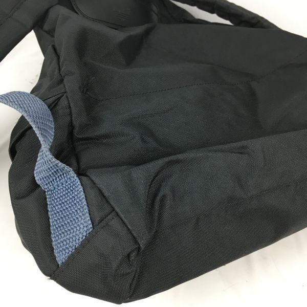 adidas Trefoil Backpack Black Nylon Material Separated Interior Design(USED)