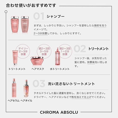 KÉRASTASE Chroma Protect Shampoo, Bain Riche, 250ml, Chroma Absolu, Verzorging voor Gekleurd Haar