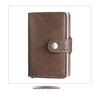 RFID Aluminum Alloy Credit Card Holder - Anti-Theft Pop-Up Design