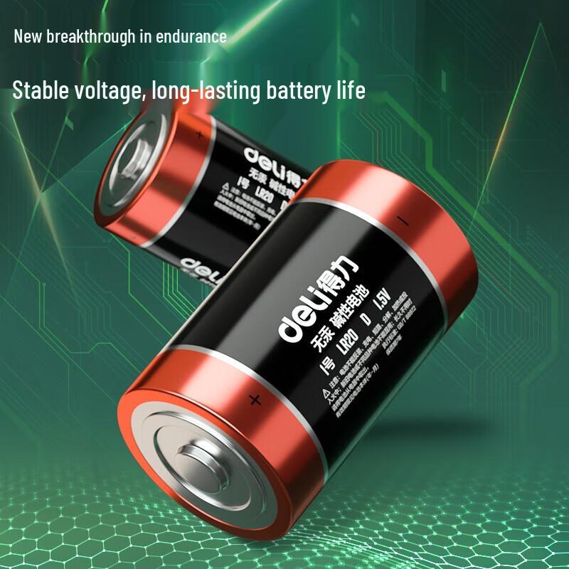 Deli D Size Alkaline Battery