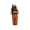 Skechers Solid Color Comfortable Warm Woven Vest Women vests Deep-Night-Black P424W183-03B6