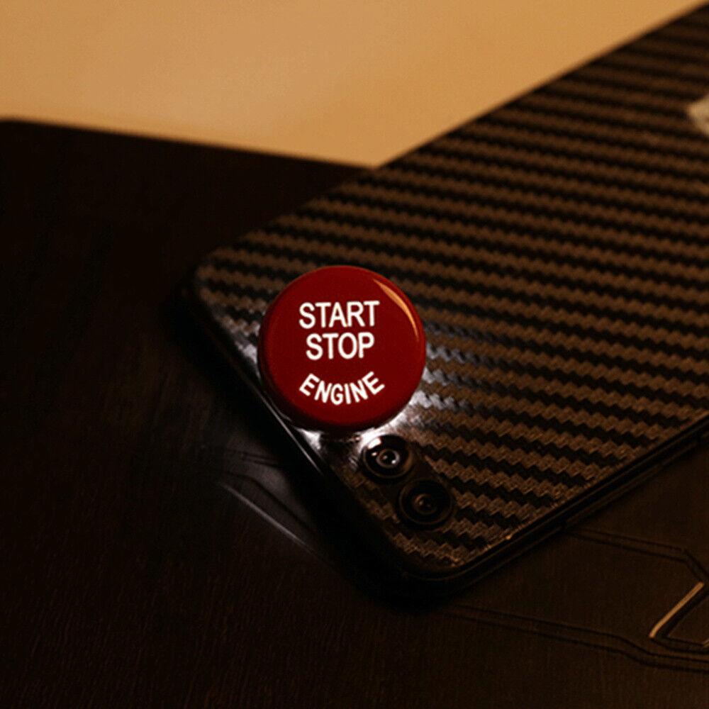 Red Engine Start Stop Push Button Cover for BMW X4 F26 2015-17 X3 F25 2014-2017