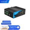 Industrial Gigabit 4-Port PoE Fiber Optic Switch