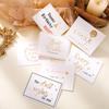 Festive 3D Greeting Card Set: Christmas, New Year & Valentine's with Hot Stamped Designs & Envelopes