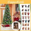 Weihnachts-Blindbox-Deko-Set Mit Yak-Tierfiguren Für Feiertagsbaumdekorationen Und Geschenke