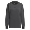 Adidas JSY07 Carbon Long Sleeve with Words Size M Women's T-Shirt (IM8709),