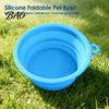 Collapsible Cat Bowl Foldable Dog Bowl, with Carabiner, Portable Paw Shape Pet Silicone for Dogs Cats Travel Camping