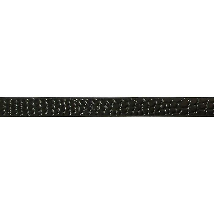 Bracelet 6 Mm Crocodile Style Black