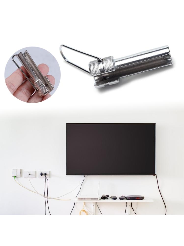 Cable TV CATV Security Shield Filter Removing Tool With Knurled Knob For RG6/RG59 Coaxial Cable Connector Replacement