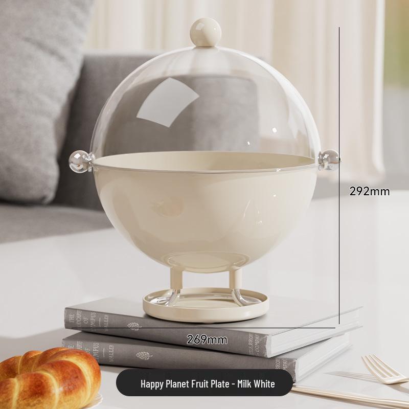 Elegant Fruit & Snack Bowl with Drainage - Perfect for Living Room Decor and Storing Dried Fruits & Candy