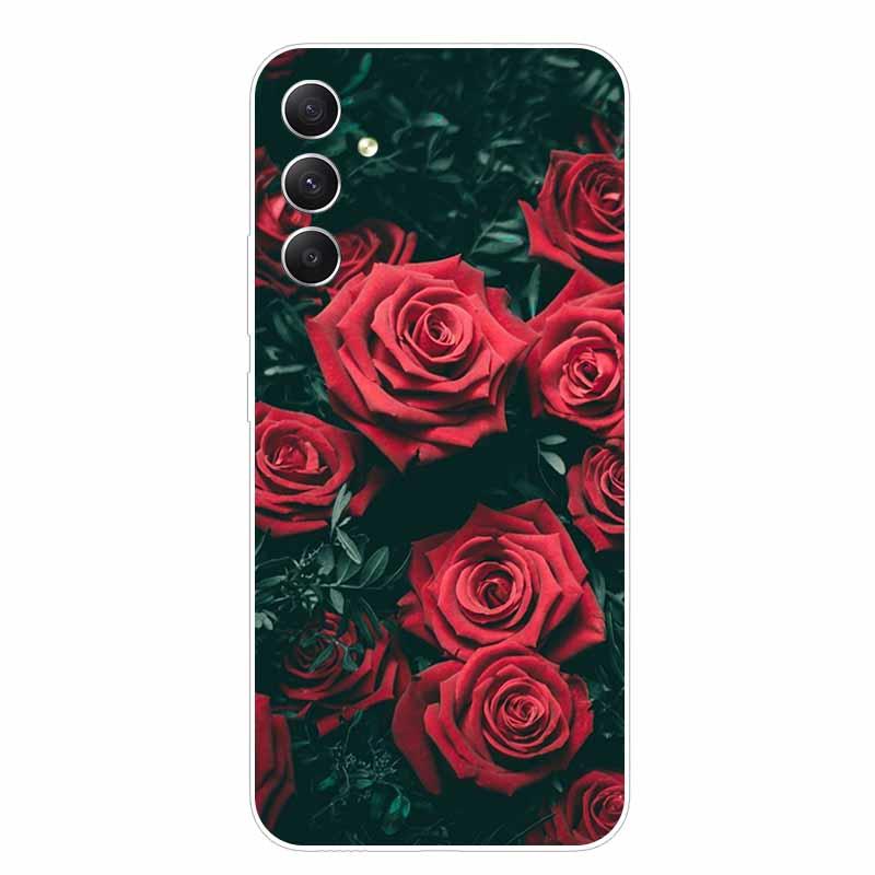 

Phone Cases for Samsung Galaxy A55 5G Case Silicone TPU Printing Soft Cover for Galaxy A15 4G A25 A35 5G Cases Clear Bumper Capa Galaxy A35 5G