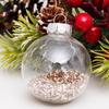 6cm Transparent Gold Christmas Ball Set - 30pcs Tree Ornaments