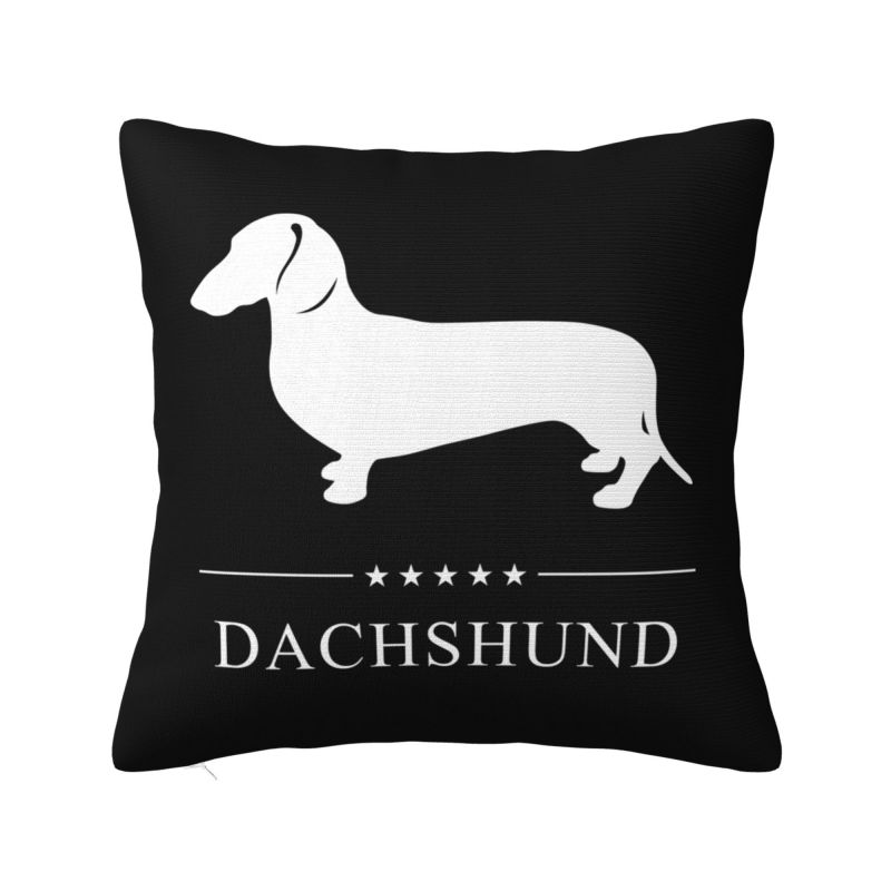 Dachshund Cushion Cover  cm Soft Sausage Badger Wiener Dog Throw Pillow Case Bedroom Decoration Bedding Sofa Pillowslip