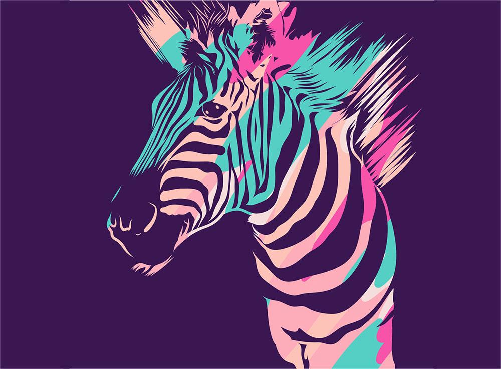 Szklana Deska Do Krojenia Hartowana 30X22 Zebra