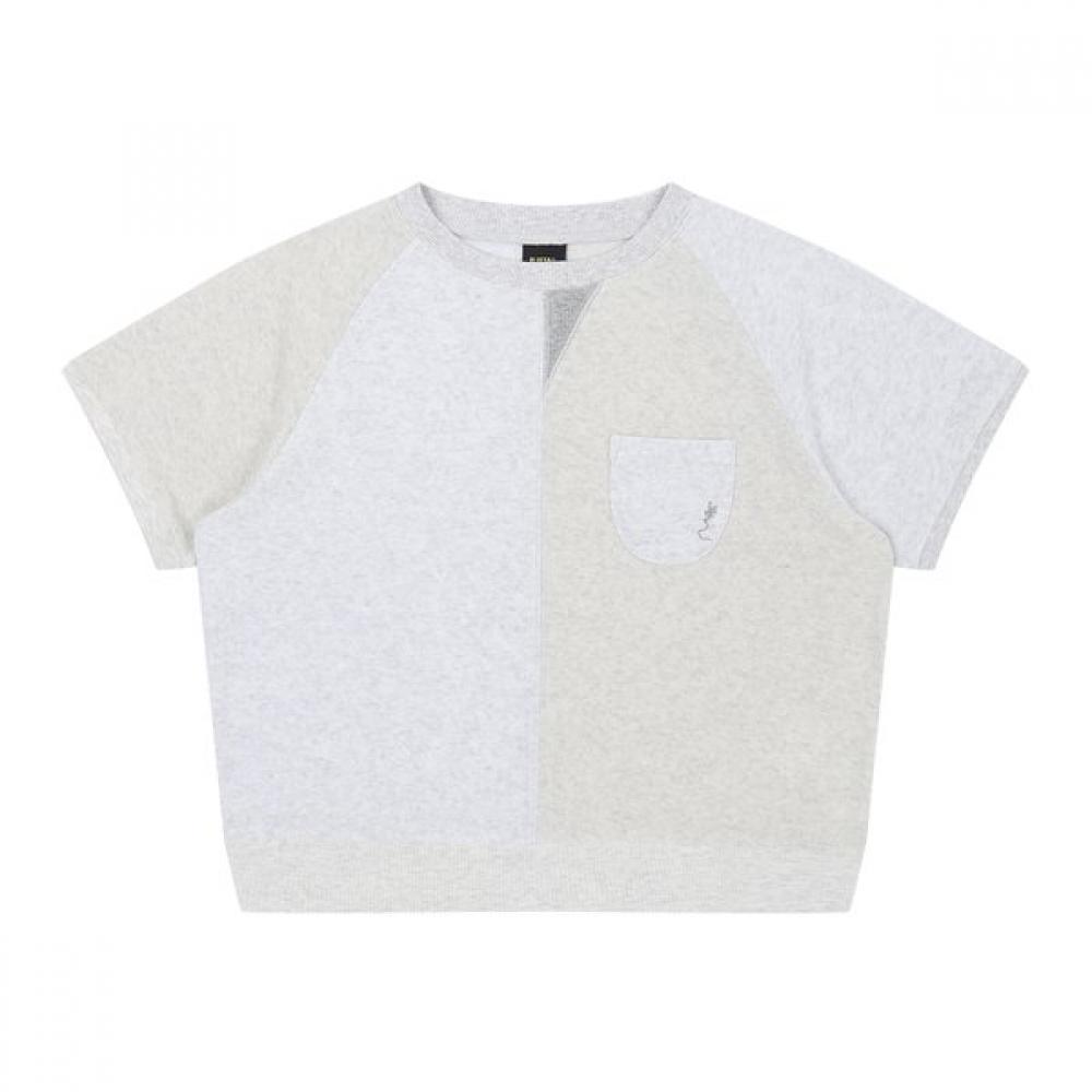 BlueTail Color Block CuT Tery Raglan S S T ShirT azc2TS01lg 140