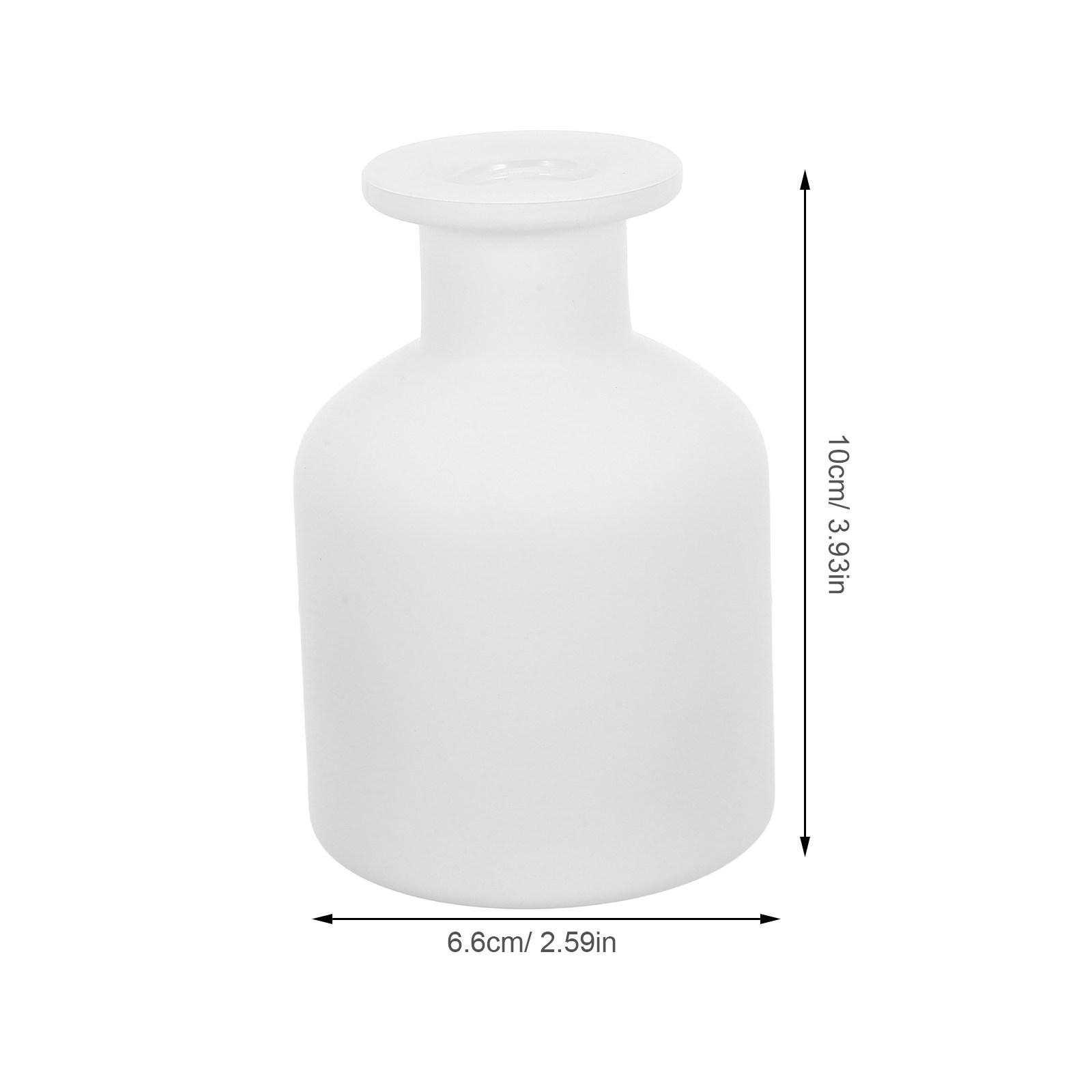 2Pcs Aromatherapy Diffuser Bottles 150Ml Glass Refillable Essential Oil Diffuser Jar for Home Decor Scent Diffusion Reed Stick