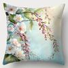 1Pc Romantic Floral Blossom Pillowcase Multiple Blossom Pattern Decorative Cushion Cover For Sofa Bedroom Home Decoration