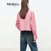 MO&Co. Women's Short Shirt Collar Cardigan