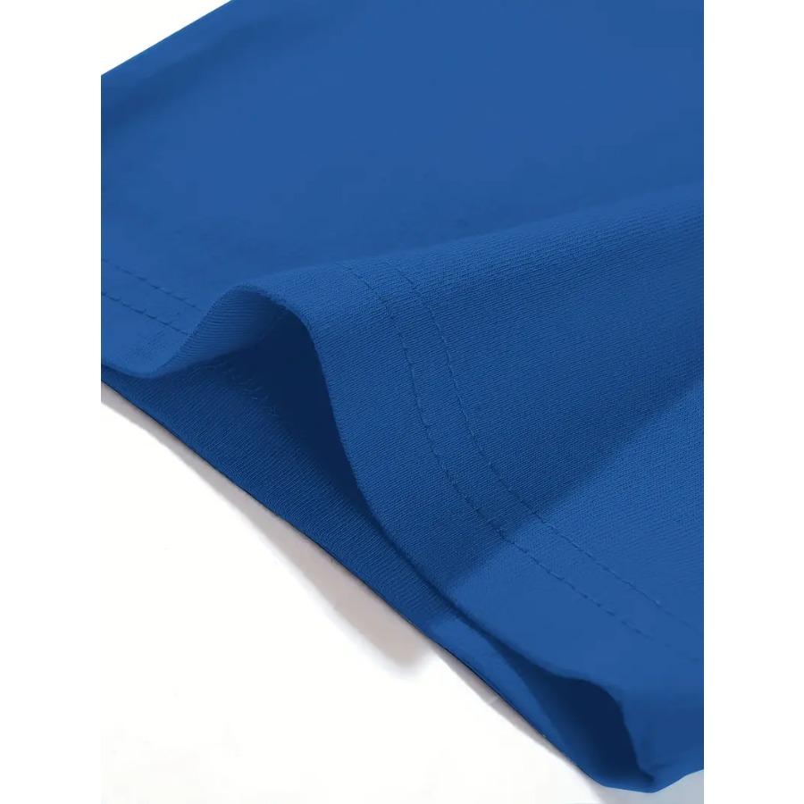 Men'S Lightning Bolt Graphic Cotton T-Shirt - 100% Combed Cotton, Crew Neck, Short Sleeve, Regular Fit, Summer Casual Tee