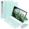 Tablet Bluetooth Keyboard Case for Samsung Galaxy Tab S6 Lite 10.4 A8 10.5 S7 S8 S9 11inch S7 FE S8 S9 Plus 12.4 Inch Soft Silicone Protecion Cover