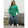 Women's Pullover Sweater Plus Size Women's Round Neck Knitted Sweater Autumn Winter New Base Shirt