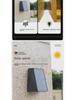Outdoor Waterproof Solar Wall Light with Up and Down Spotlight Convex Mirror Double Head Design