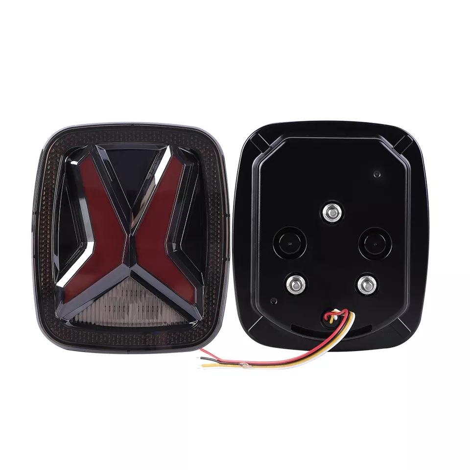 

Задние светодиодные фонари для Jeep Wrangler CJ TJ YJ 1998-2006, дымчатые, 12 В, модифицированные, с тормозным фонарем