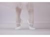 Korean Traditional White Hook Canvas Dance Shoes - Flat Indoor Practice Shoes, Model 10053