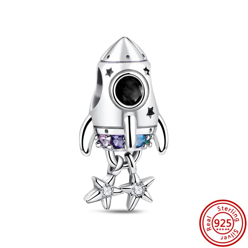 Prata de Lei 925 Cobre Zircônia Cúbica Transparente Floco de Neve Herbário Brilhante Contas Pave Cabem Pulseira de Berloques Pandora Original DIY Europa Zircônia