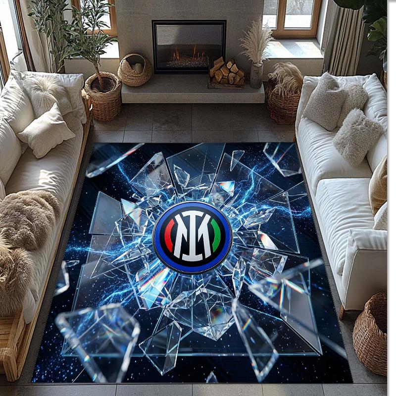 Borussia Dortmund Printed Flannel Area Rug Non Slip Soft Polyester Floor Carpet Indoor Decor Mat for Bedroom Living Room Sofa